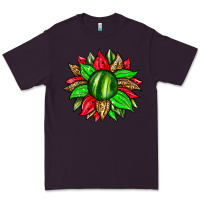 Plum watermelon sunflower Premium Tee - Zillion Design Studio