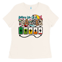 Bone battery life of a teacher Ladies Tee - Zillion Design Studio