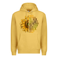Antique Gold They Whispered To Her You Can't Withstand Premium Hoodie - texasbilliewilder