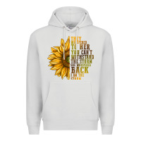 Dove Grey They Whispered To Her You Can't Withstand Premium Hoodie - texasbilliewilder