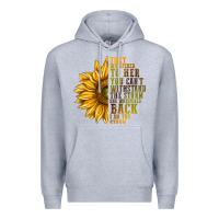 Heather Grey They Whispered To Her You Can't Withstand Premium Hoodie - texasbilliewilder