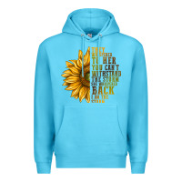 Ocean Blue They Whispered To Her You Can't Withstand Premium Hoodie - texasbilliewilder