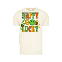 Vintage Arctic happy go lucky  with coin and shamrock Vintage Tee - Artiststas