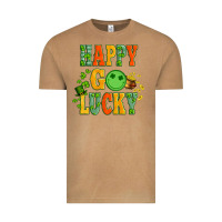 Vintage Camel happy go lucky  with coin and shamrock Vintage Tee - Artiststas