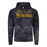 Cloud Black blessed mama Vintage Hoodie - AdoDesignShop