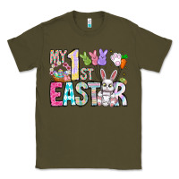 Army Green My 1st Easter Classic Tee - CowhideDigitalArt