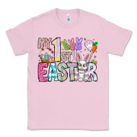Bubblegum Pink My 1st Easter Classic Tee - CowhideDigitalArt
