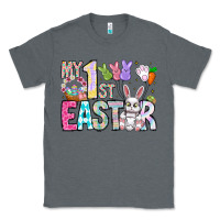 Charcoal Heather My 1st Easter Classic Tee - CowhideDigitalArt