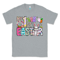 Heather Grey My 1st Easter Classic Tee - CowhideDigitalArt