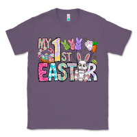 Lavender My 1st Easter Classic Tee - CowhideDigitalArt