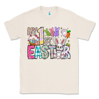 Natural My 1st Easter Classic Tee - CowhideDigitalArt