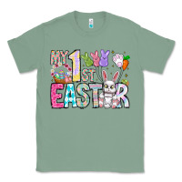 Sage My 1st Easter Classic Tee - CowhideDigitalArt