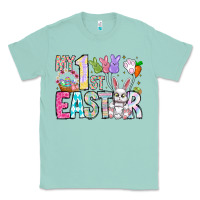 Seafoam My 1st Easter Classic Tee - CowhideDigitalArt