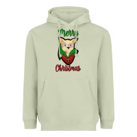 Matcha Merry Christmas Cat Heavyweight Hoodie - Bettercallsaul