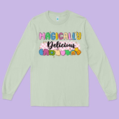 Magically Delicious Long Sleeve Tee Designed By Maliassmallbusiness
