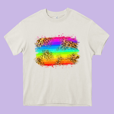 Pride Flag Heavy Core Tee Designed By Zillion Design Studio