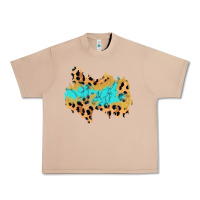 Burro glitter leopard turquoise patch Urban Heavy Tee - AdoDesignShop
