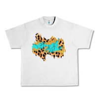 Lunar Rock glitter leopard turquoise patch Urban Heavy Tee - AdoDesignShop