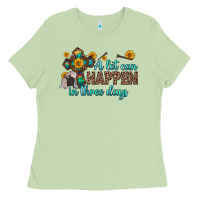 Matcha a lot can happen in three days Ladies Tee - Zillion Design Studio
