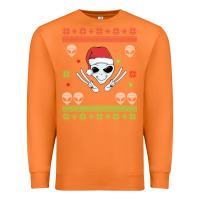 Carrot alien ugly christmas Premium Sweatshirt - Bettercallsaul