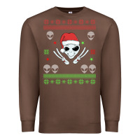 Chestnut alien ugly christmas Premium Sweatshirt - Bettercallsaul