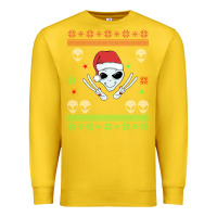Lemon alien ugly christmas Premium Sweatshirt - Bettercallsaul