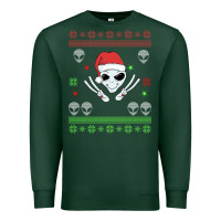 Sports Green alien ugly christmas Premium Sweatshirt - Bettercallsaul