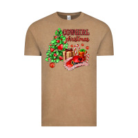 Vintage Coffee Cowgirl Christmas Vintage Tee - AdoDesignShop