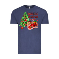 Vintage Denim Cowgirl Christmas Vintage Tee - AdoDesignShop