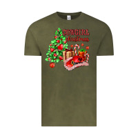 Vintage Olive Cowgirl Christmas Vintage Tee - AdoDesignShop