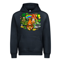 Navy St. Patrick's Day gnomies with truck Urban Hoodie - HowdyJamesFarm
