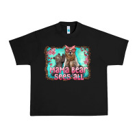 Black mama bear sees all Urban Heavy Tee - Artiststas