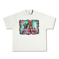 Pistachio mama bear sees all Urban Heavy Tee - Artiststas