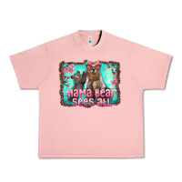 Salmon mama bear sees all Urban Heavy Tee - Artiststas