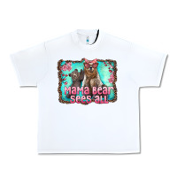 White mama bear sees all Urban Heavy Tee - Artiststas