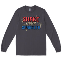 Smoke 4th of july america shake your sparkler Long Sleeve Tee - MaliasSmallBusiness