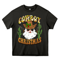 Asphalt cowboy christmas santa Heavy Core Tee - BarkalooDesign