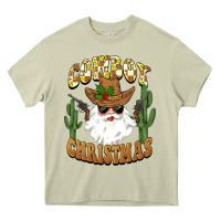 Mossy cowboy christmas santa Heavy Core Tee - BarkalooDesign