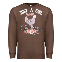 Chestnut Just a girl who loves chickens Premium Sweatshirt - Bettercallsaul