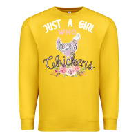 Lemon Just a girl who loves chickens Premium Sweatshirt - Bettercallsaul