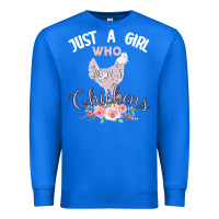 True Royal Just a girl who loves chickens Premium Sweatshirt - Bettercallsaul