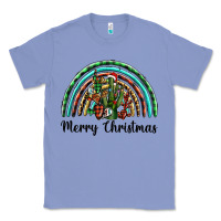 Colony Blue merry christmas cactus rainbow Classic Tee - BarkalooDesign
