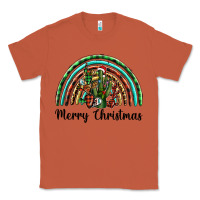 Copper merry christmas cactus rainbow Classic Tee - BarkalooDesign