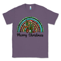 Lavender merry christmas cactus rainbow Classic Tee - BarkalooDesign