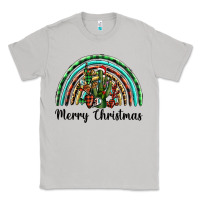 Moon Dust merry christmas cactus rainbow Classic Tee - BarkalooDesign