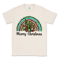 Natural merry christmas cactus rainbow Classic Tee - BarkalooDesign