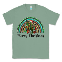 Sage merry christmas cactus rainbow Classic Tee - BarkalooDesign