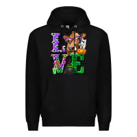Black love cow halloween tbw Premium Hoodie - texasbilliewilder