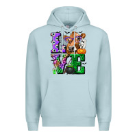 Blue Mist love cow halloween tbw Premium Hoodie - texasbilliewilder