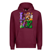 Burgundy love cow halloween tbw Premium Hoodie - texasbilliewilder